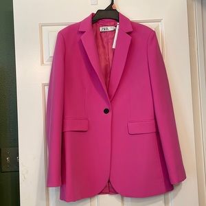 Zara pink blazer